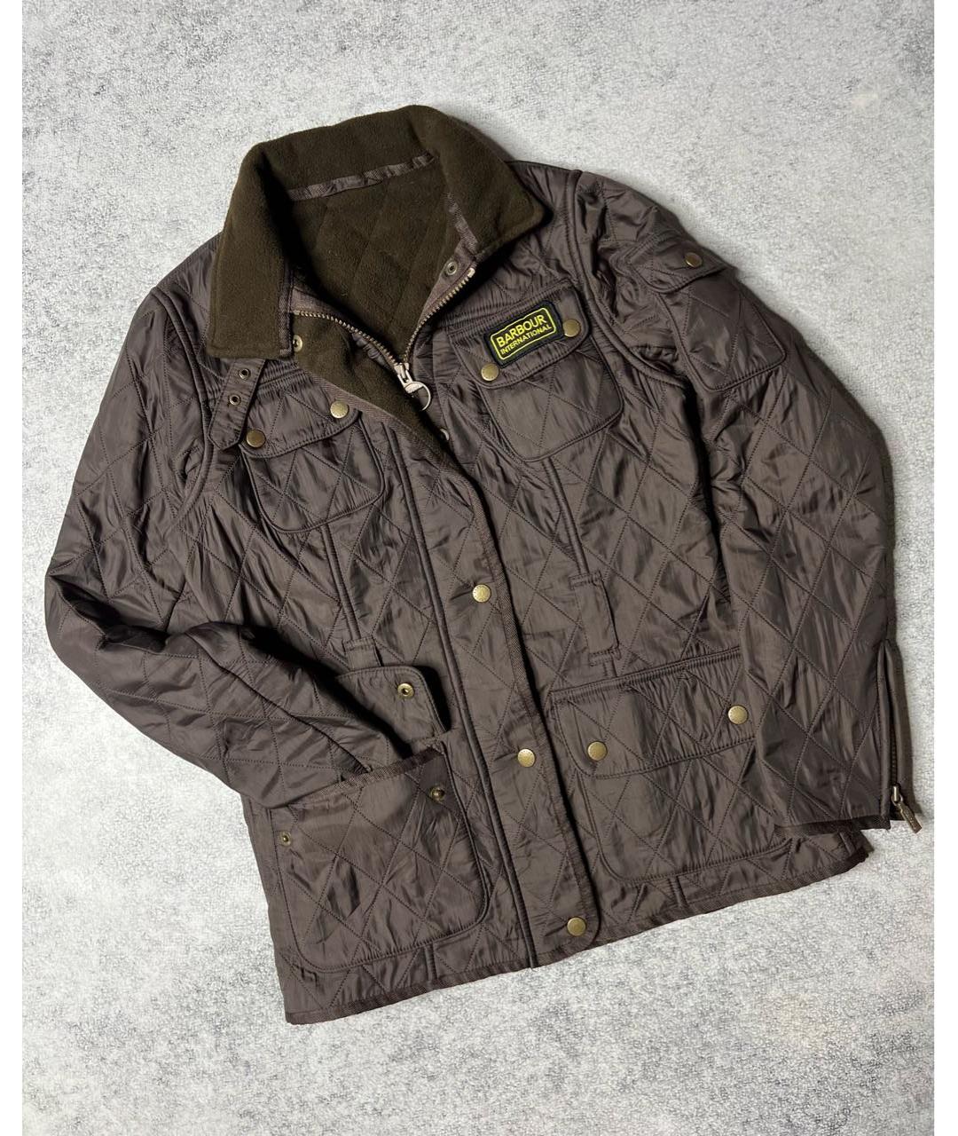 BARBOUR Хаки полиэстеровая куртка, фото 9