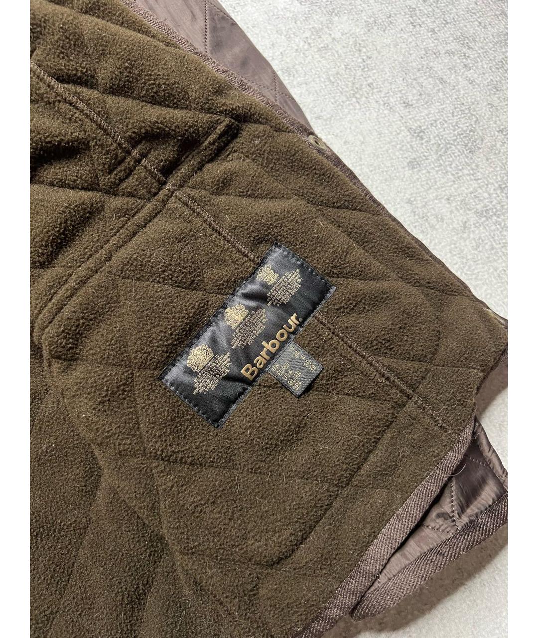 BARBOUR Хаки полиэстеровая куртка, фото 7