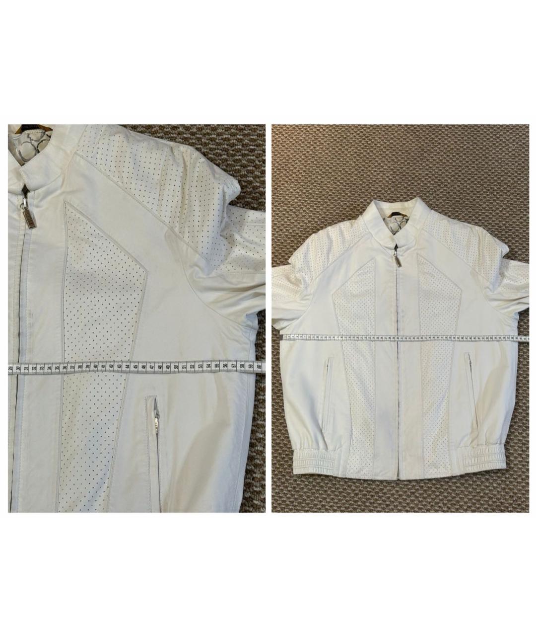 ZILLI Белая кожаная куртка, фото 7