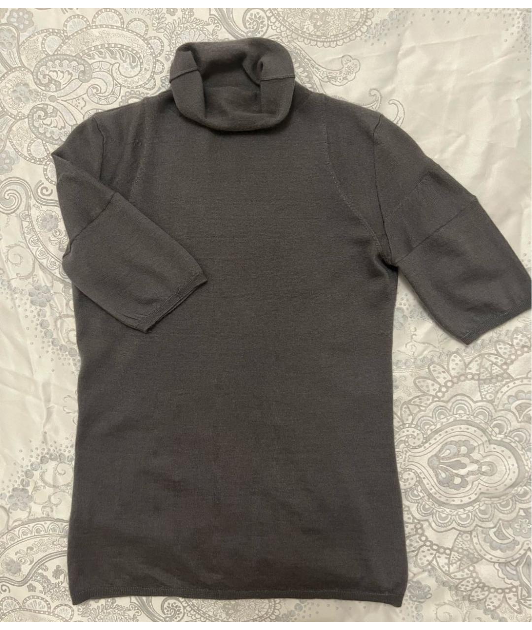 BRUNELLO CUCINELLI Серая кашемировая водолазка, фото 2