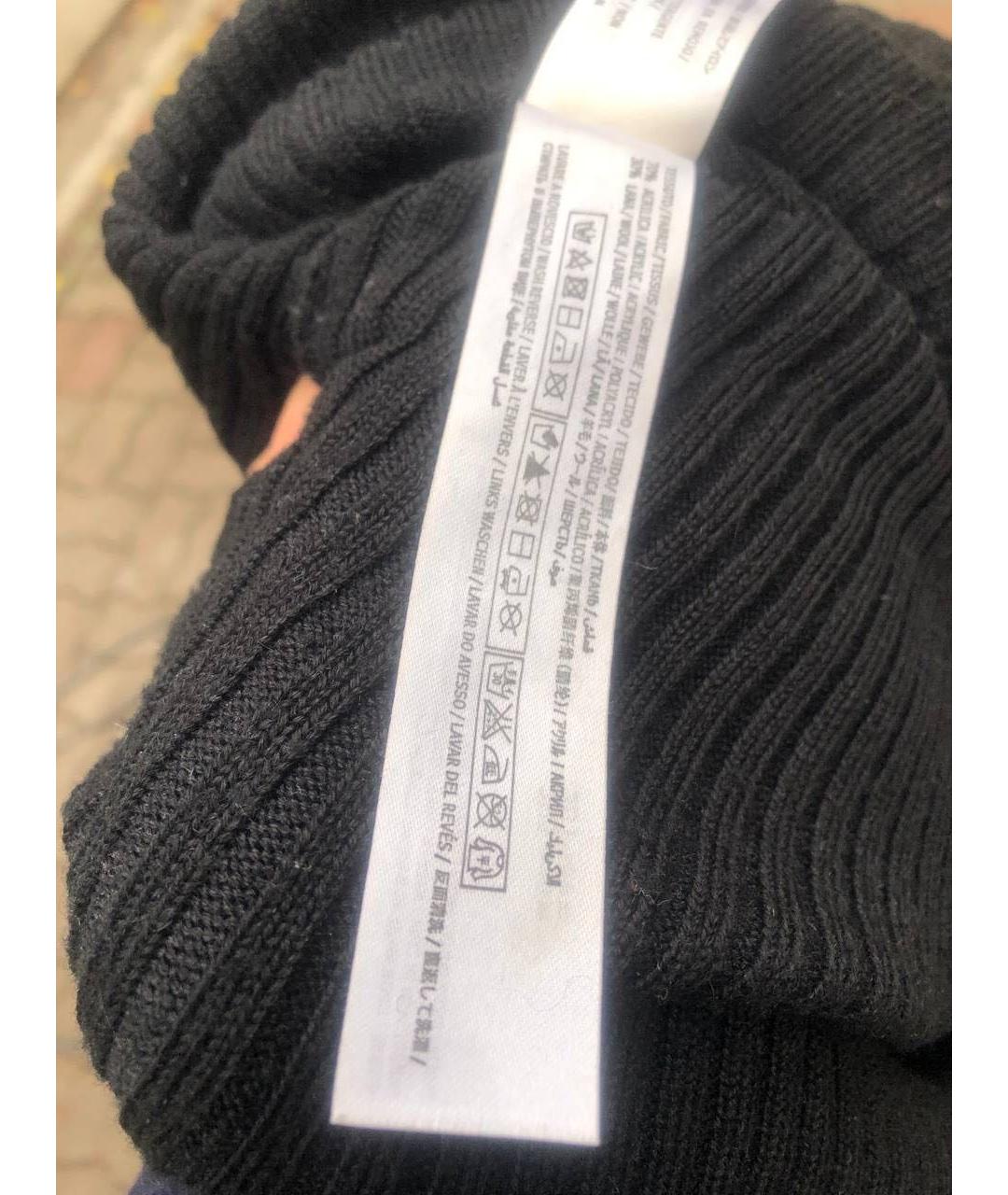 TWIN-SET Черный шерстяной джемпер / свитер, фото 4
