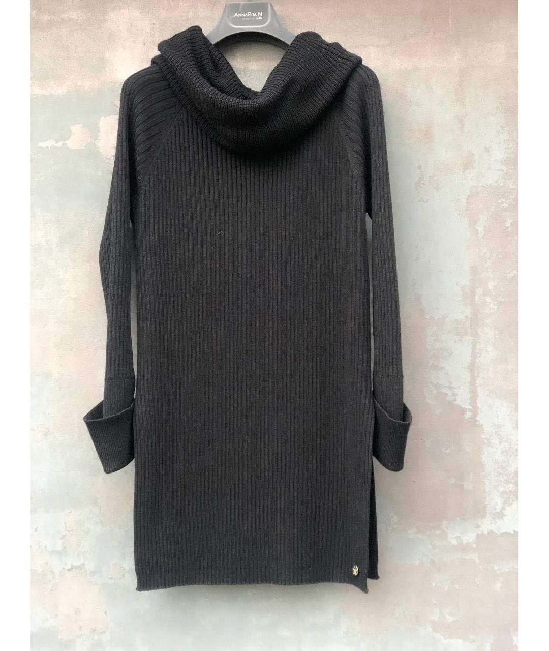 TWIN-SET Черный шерстяной джемпер / свитер, фото 9