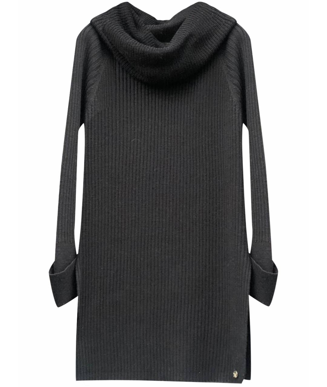 TWIN-SET Черный шерстяной джемпер / свитер, фото 1