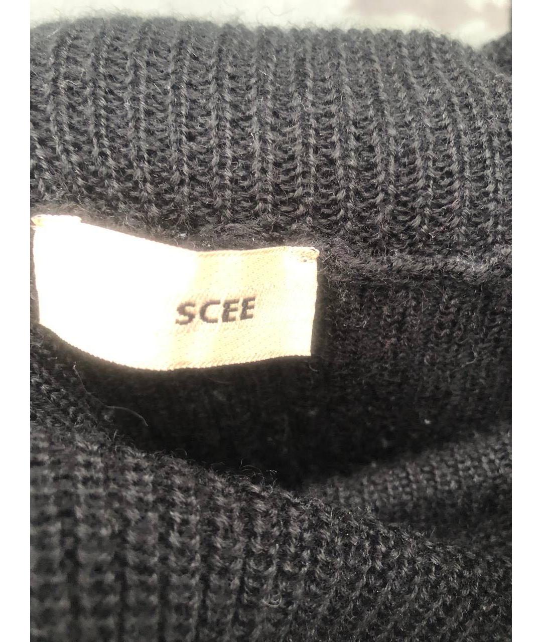TWIN-SET Черный шерстяной джемпер / свитер, фото 2
