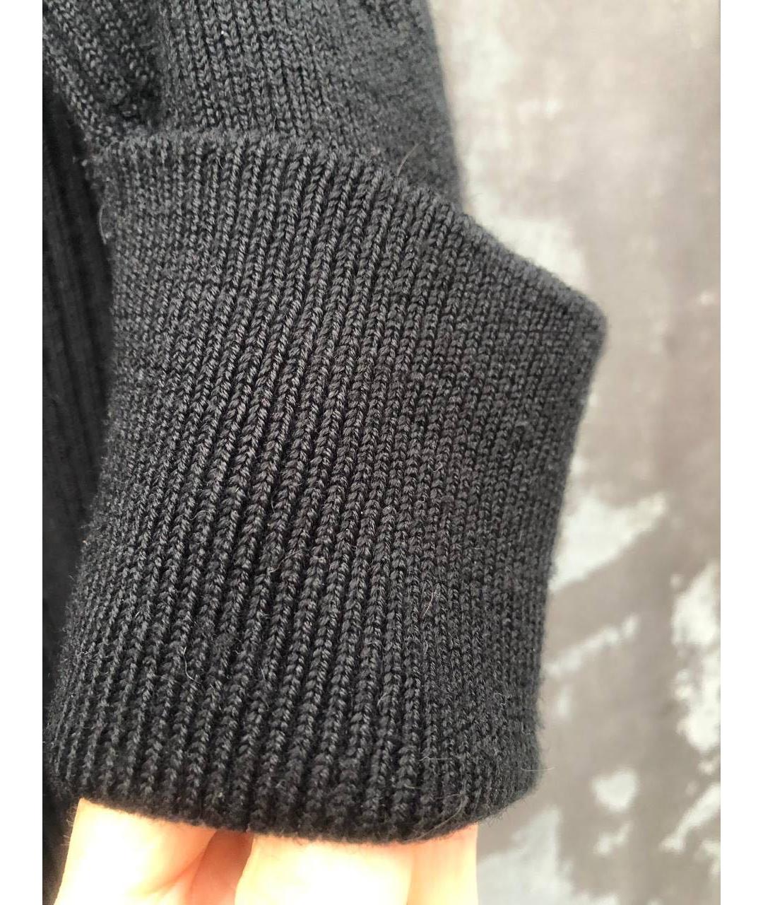 TWIN-SET Черный шерстяной джемпер / свитер, фото 5