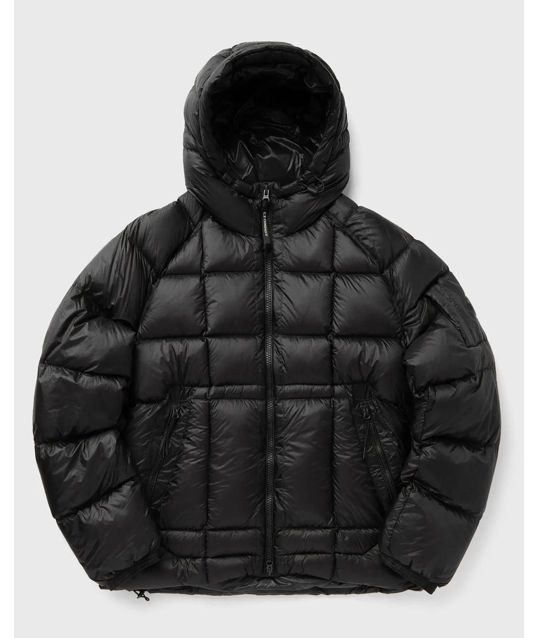 CP COMPANY Черный полиамидовый пуховик, фото 5