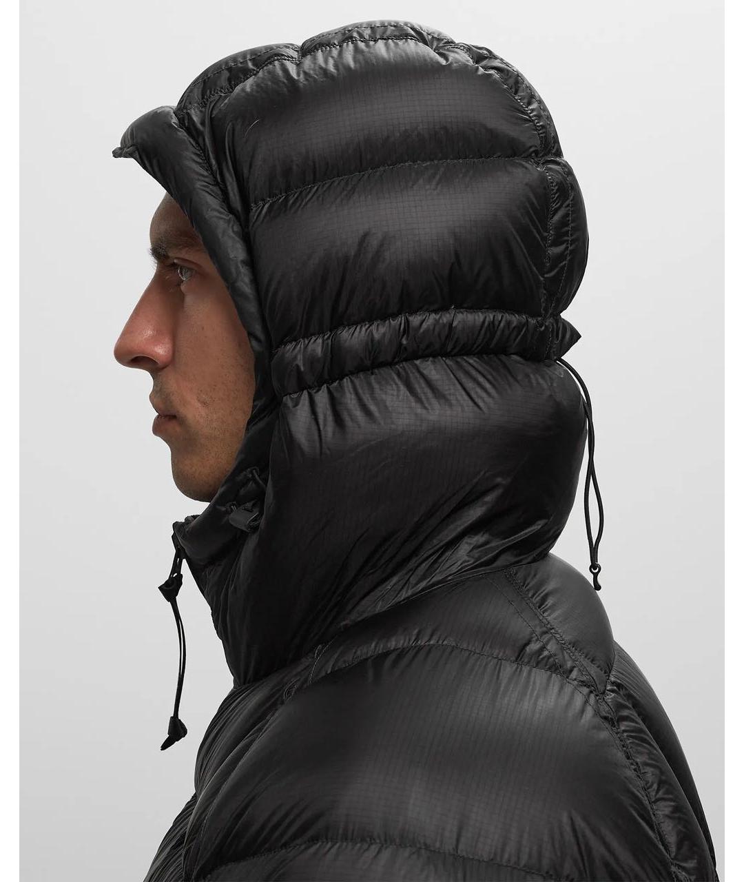 CP COMPANY Черный полиамидовый пуховик, фото 3