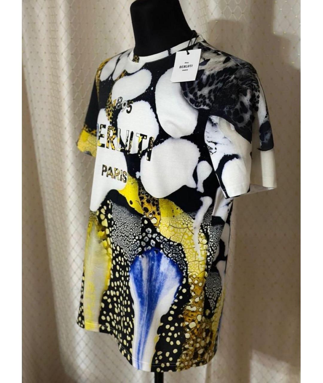 BERLUTI Мульти хлопковая футболка, фото 4