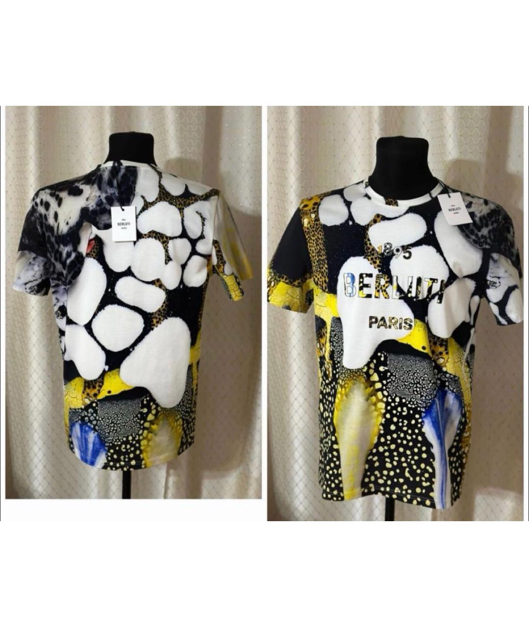 BERLUTI Мульти хлопковая футболка, фото 8