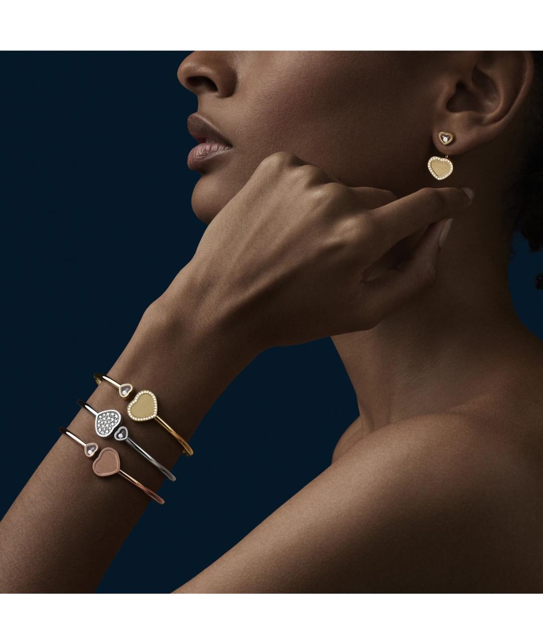 CHOPARD Золотые серьги из желтого золота, фото 5