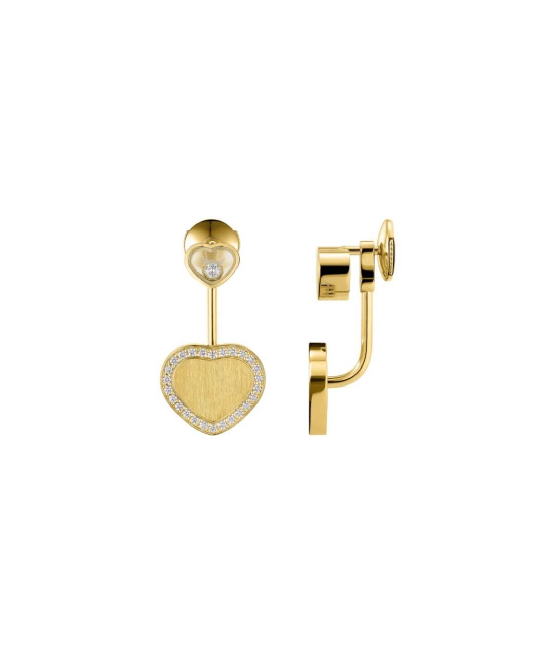 CHOPARD Золотые серьги из желтого золота, фото 3