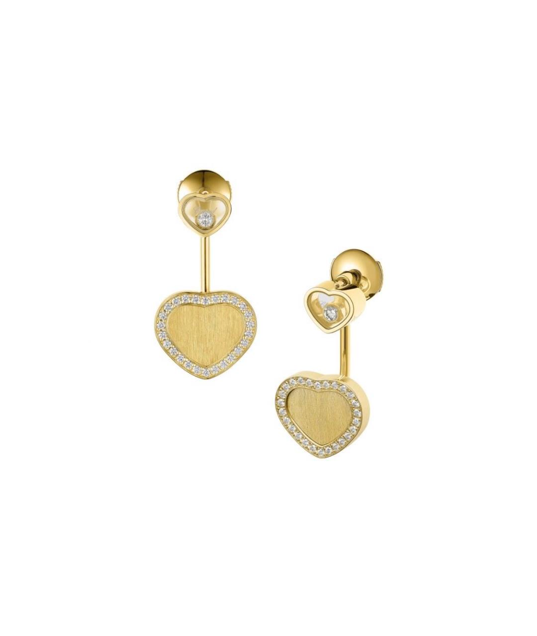 CHOPARD Золотые серьги из желтого золота, фото 2