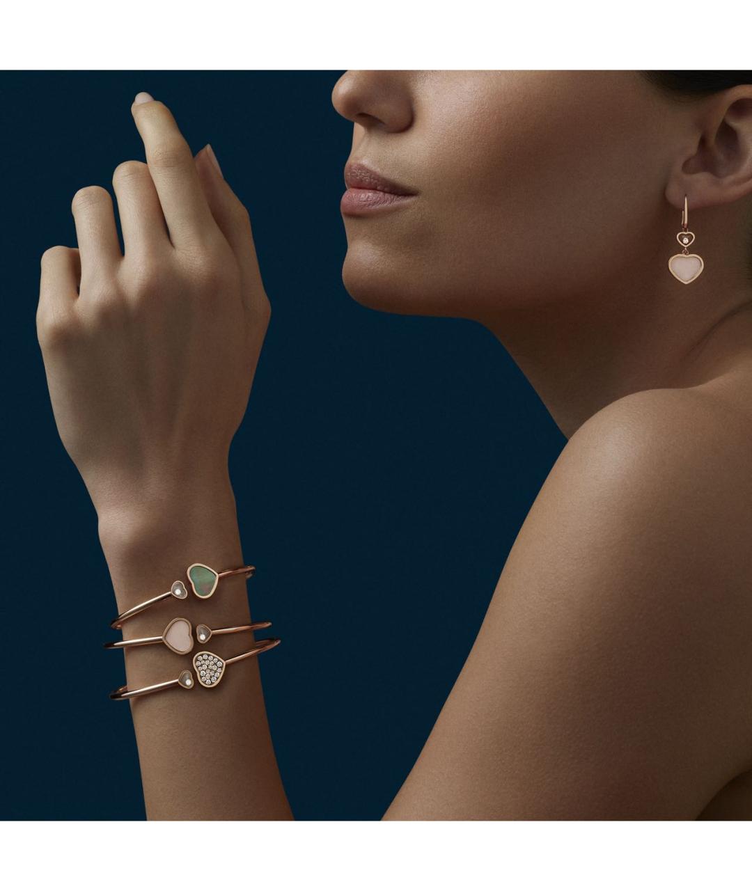 CHOPARD Розовые серьги из розового золота, фото 6
