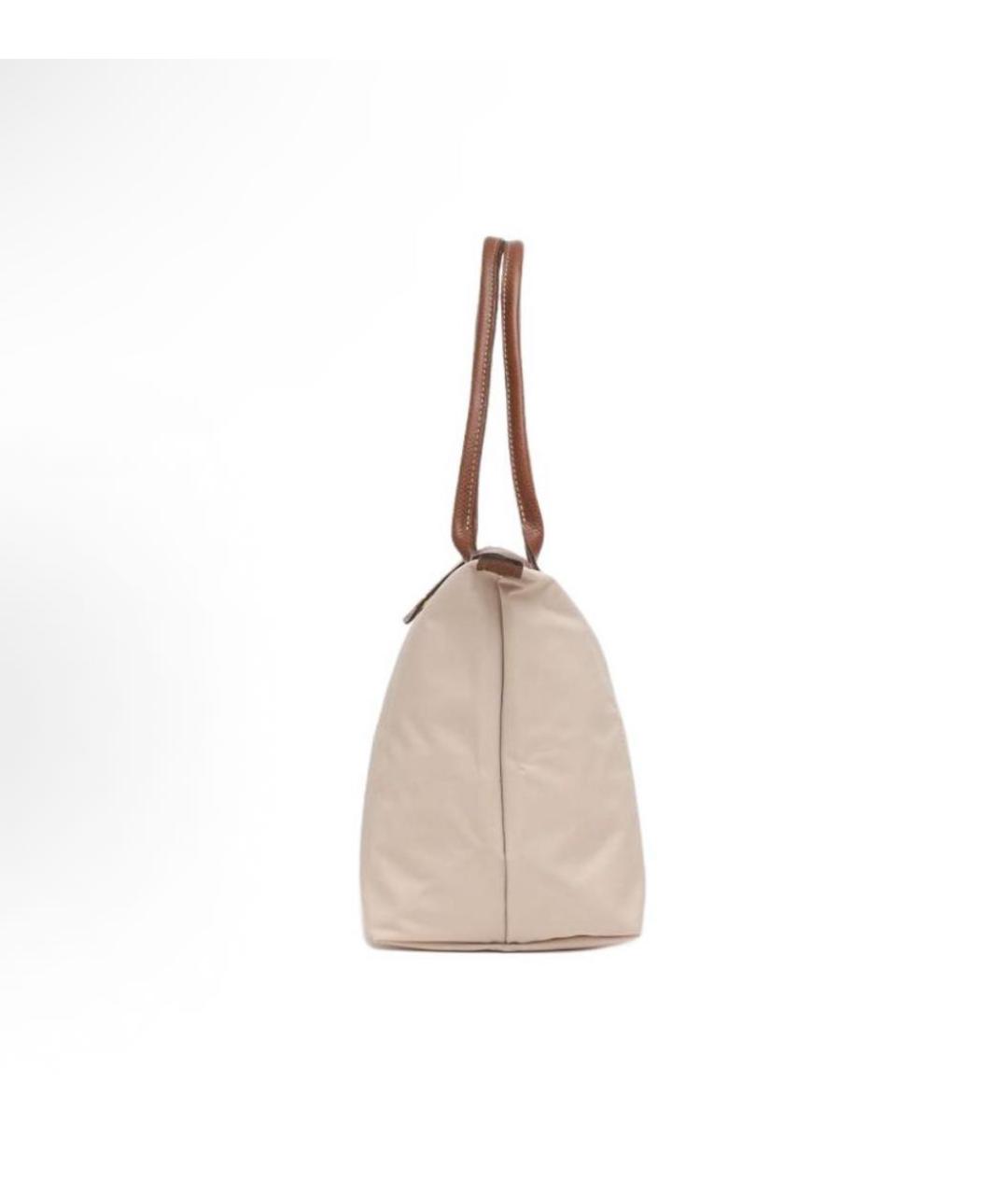 LONGCHAMP Бежевая сумка тоут, фото 3
