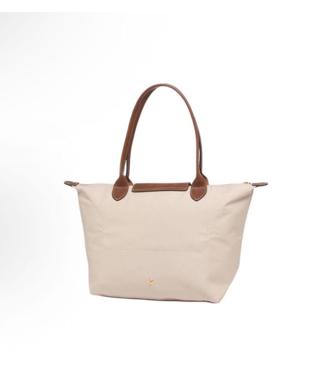 LONGCHAMP Бежевая сумка тоут, фото 2