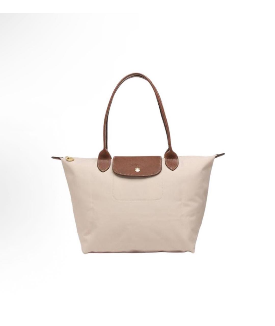 LONGCHAMP Бежевая сумка тоут, фото 7
