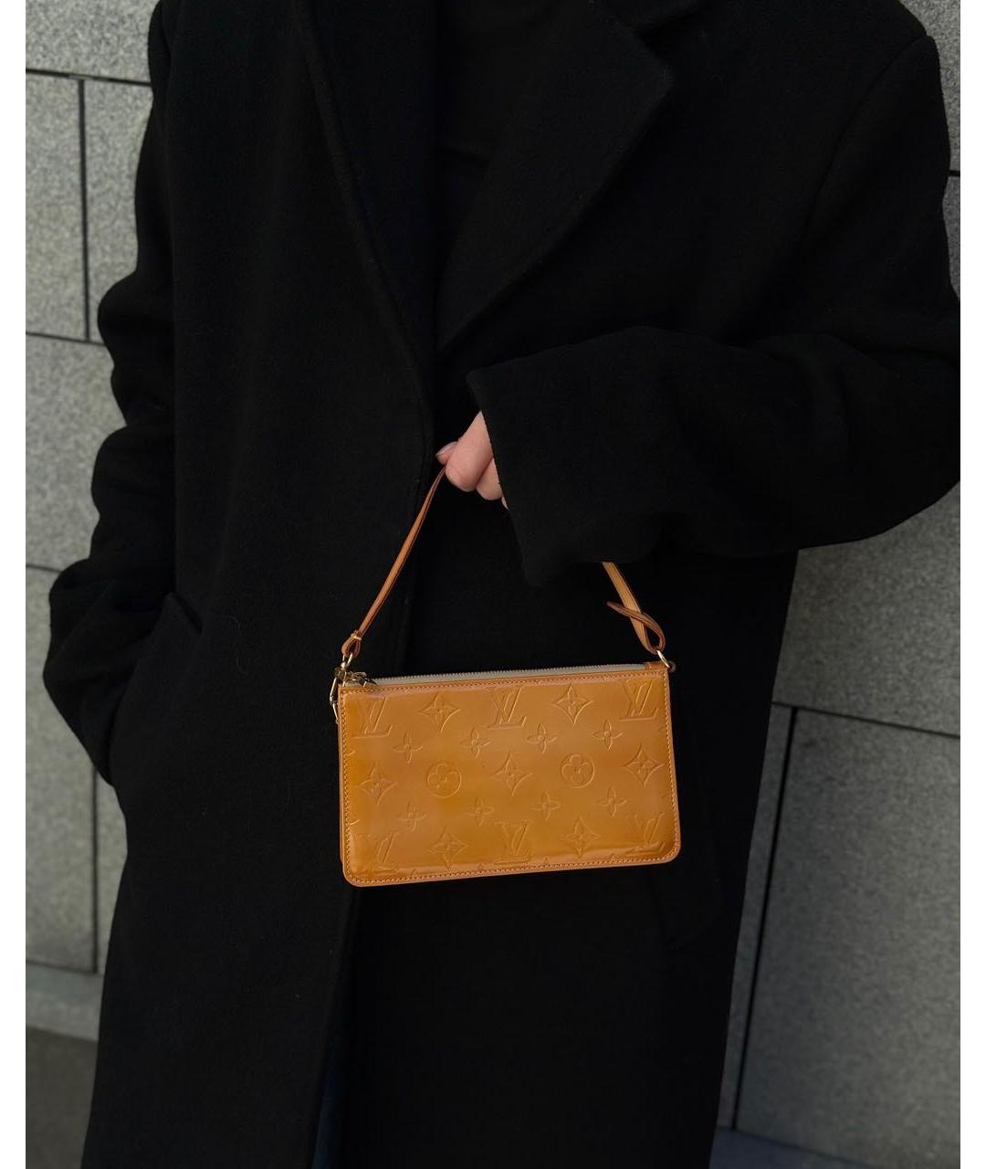 LOUIS VUITTON Желтая сумка с короткими ручками, фото 8