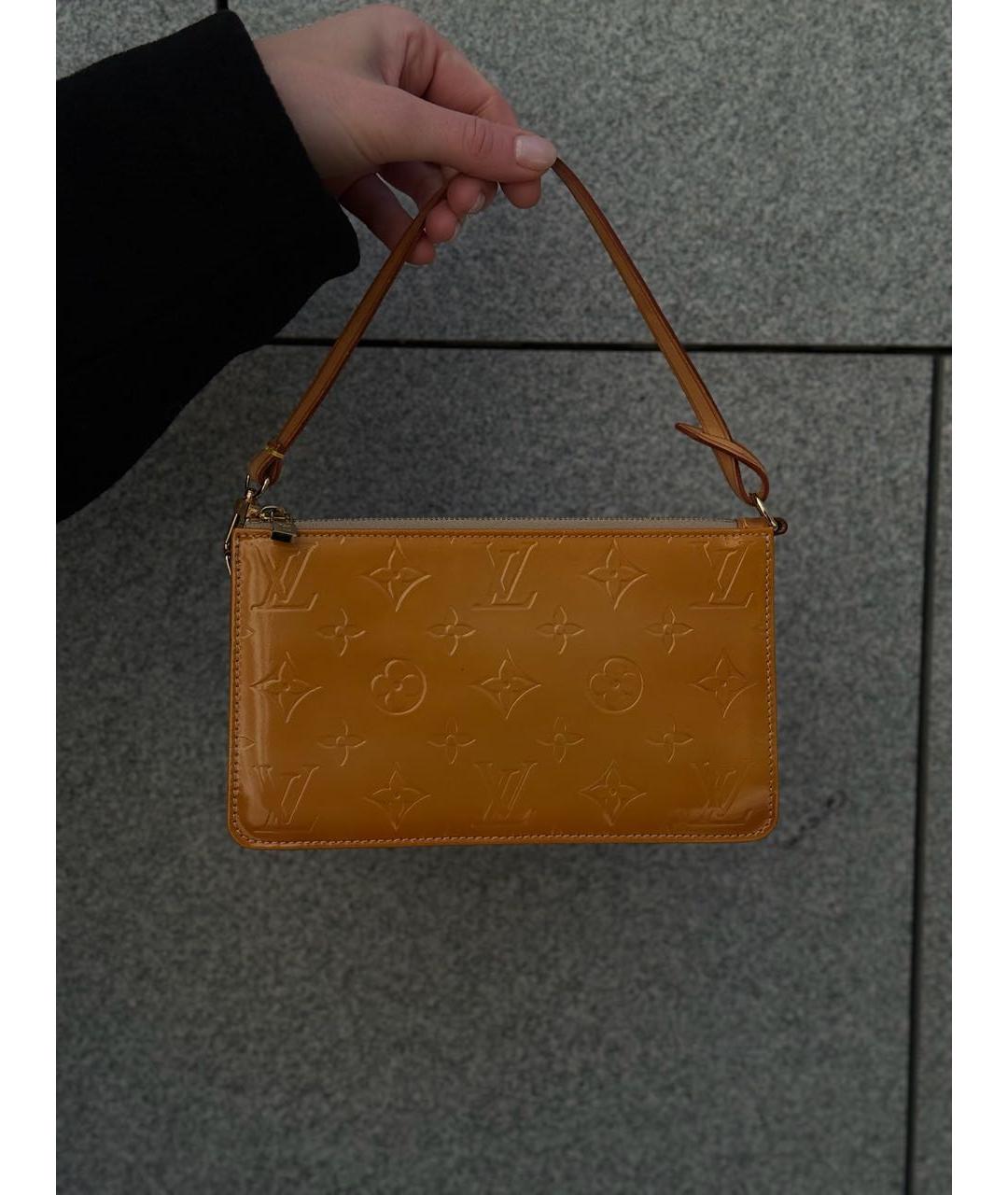 LOUIS VUITTON Желтая сумка с короткими ручками, фото 9