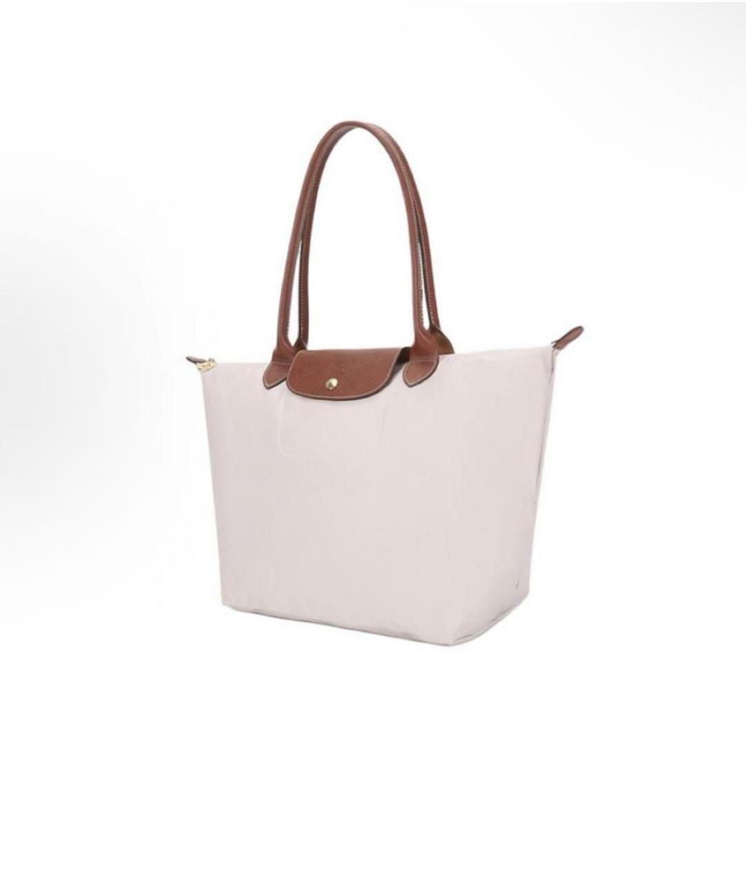 LONGCHAMP Бежевая сумка тоут, фото 2