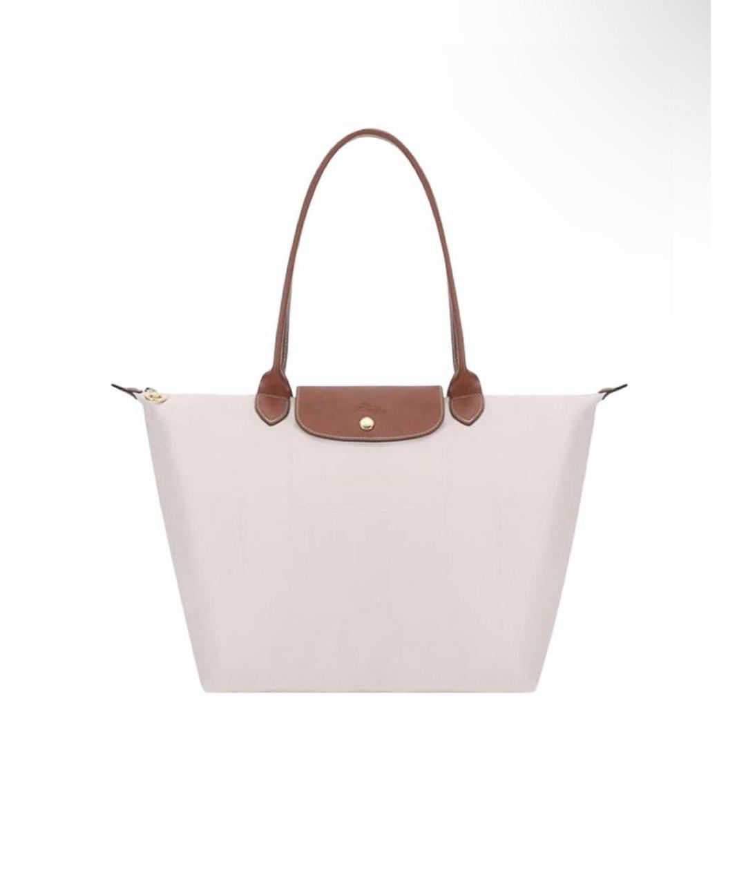 LONGCHAMP Бежевая сумка тоут, фото 6