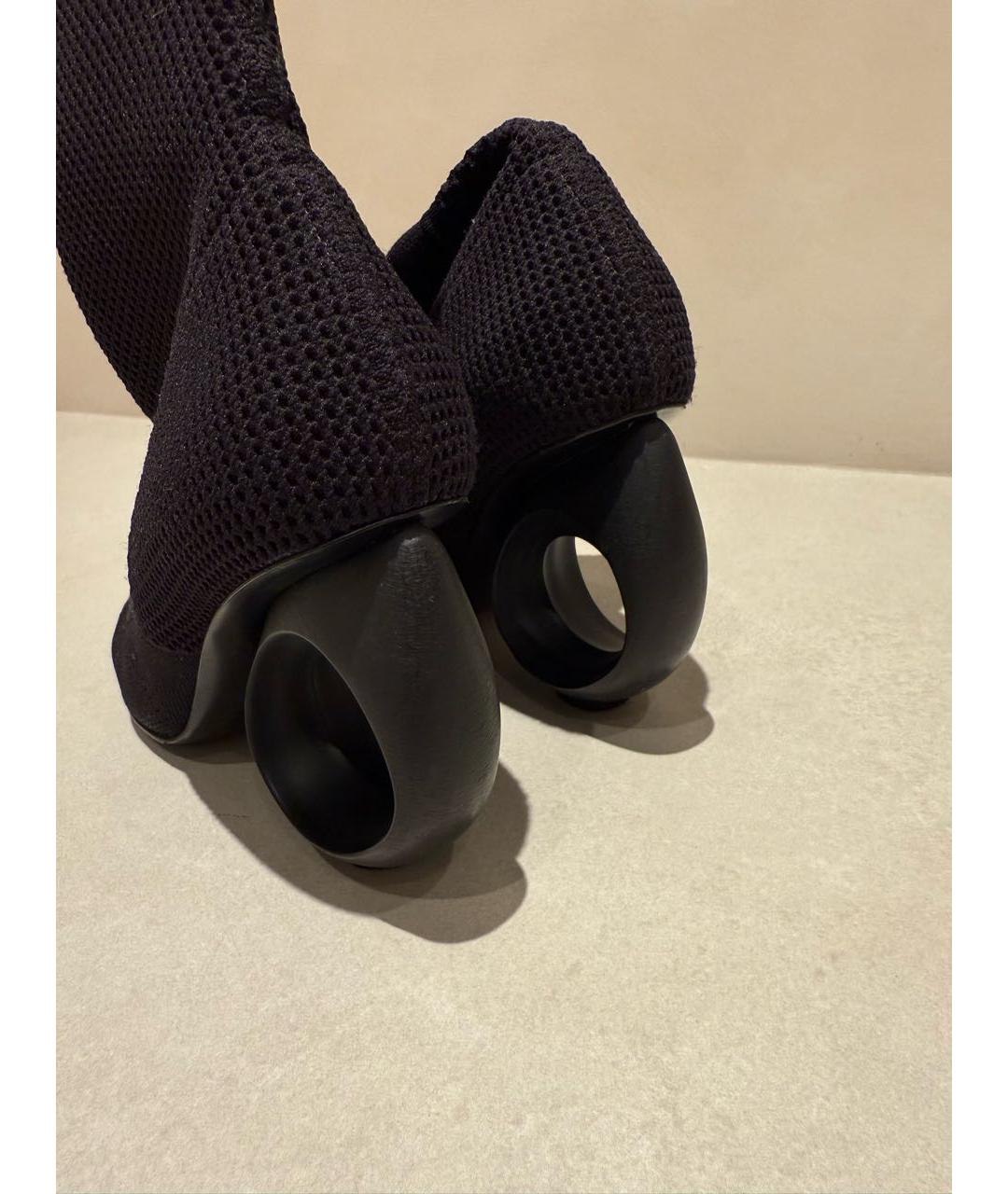 BURBERRY Черные текстильные ботильоны, фото 4