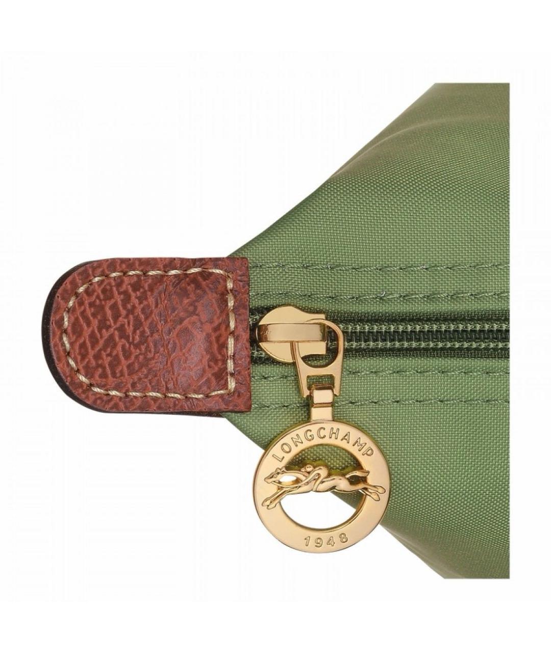 LONGCHAMP Зеленая сумка тоут, фото 3