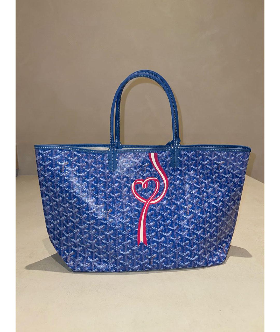 GOYARD Синяя сумка тоут, фото 8
