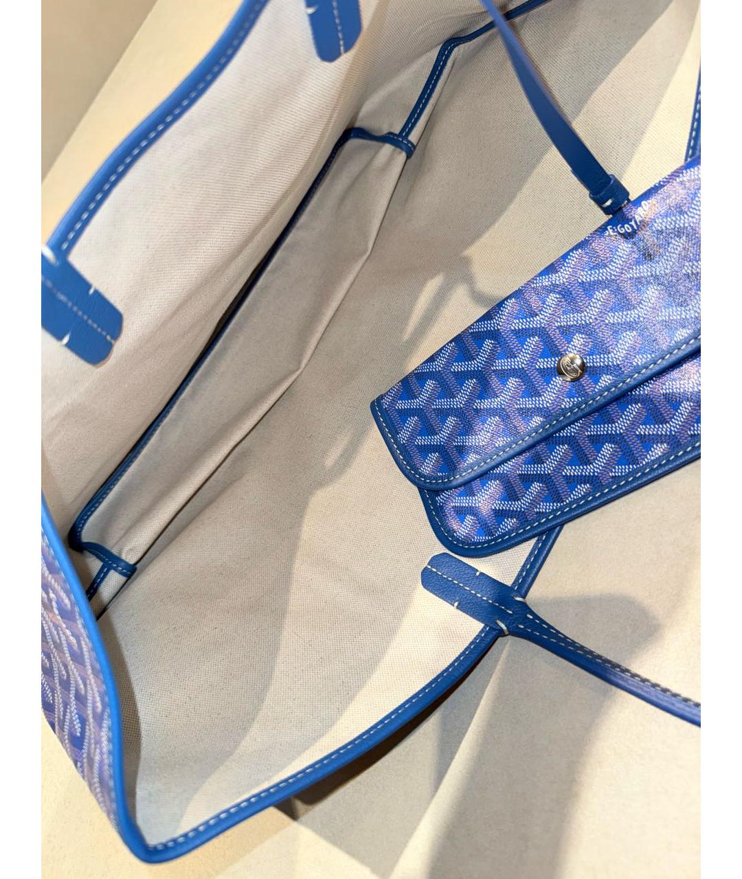 GOYARD Синяя сумка тоут, фото 4