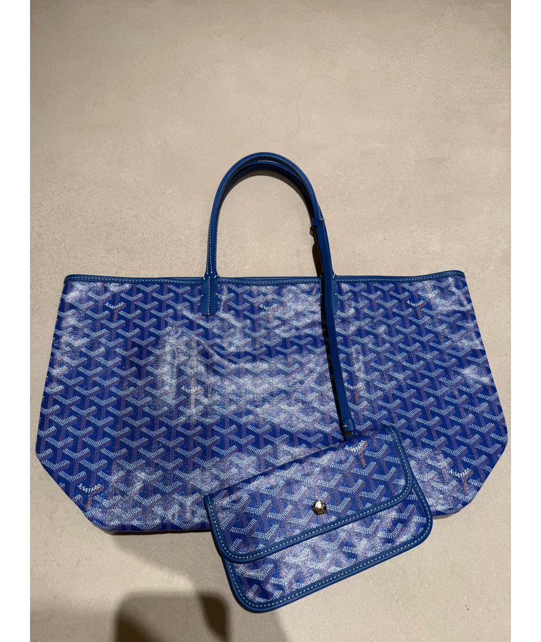 GOYARD Синяя сумка тоут, фото 6