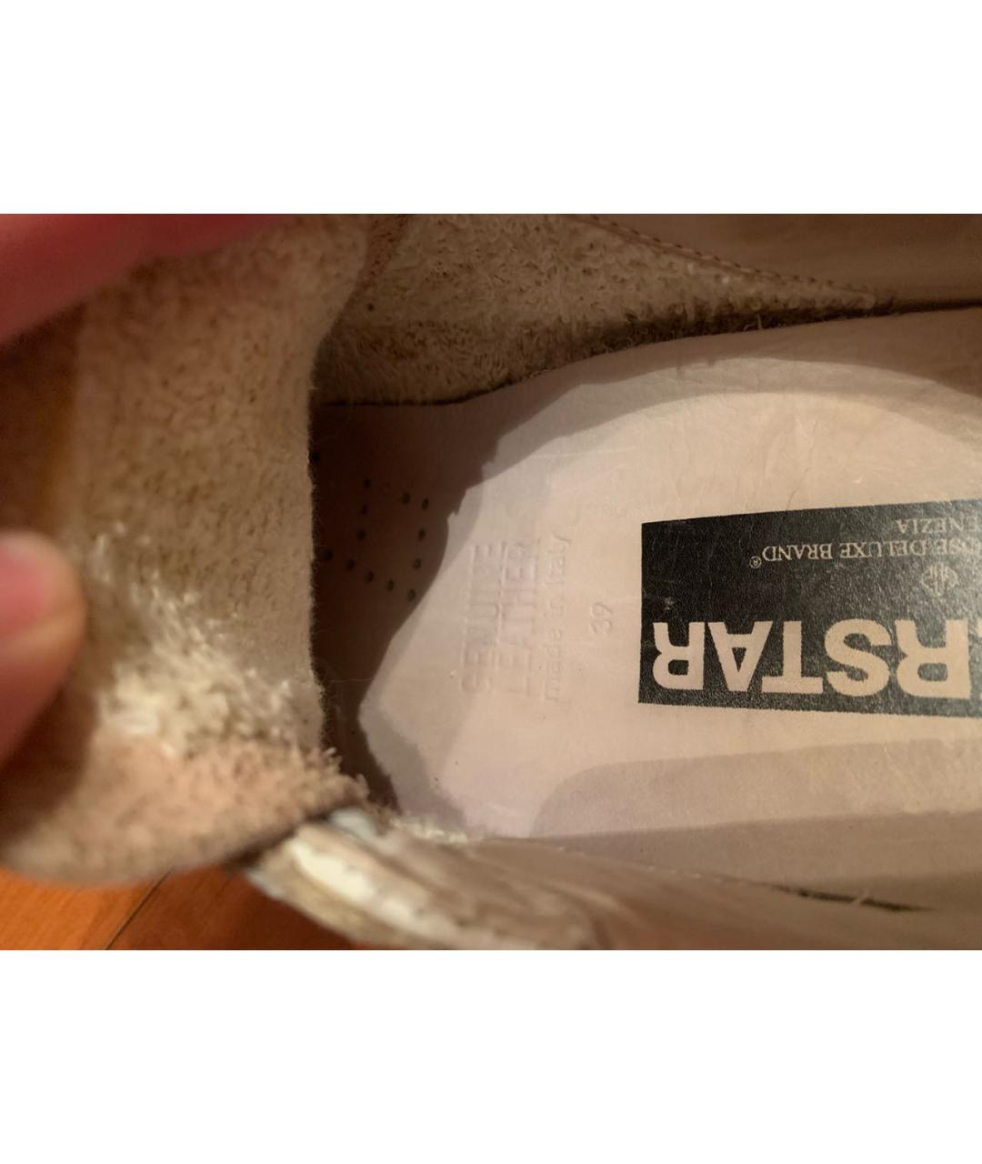 GOLDEN GOOSE DELUXE BRAND Белые кожаные кеды, фото 8