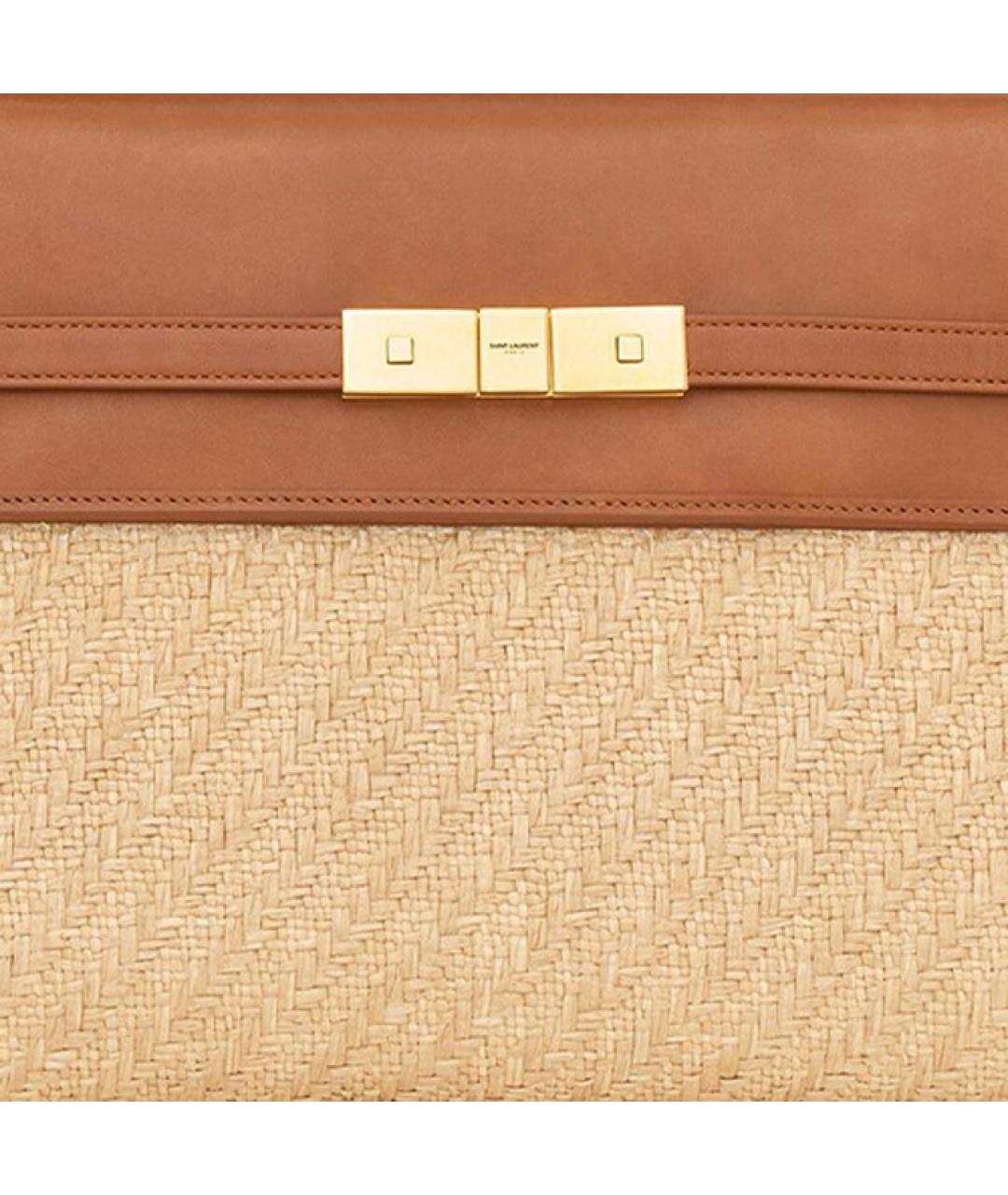 SAINT LAURENT Коричневая сумка через плечо, фото 6