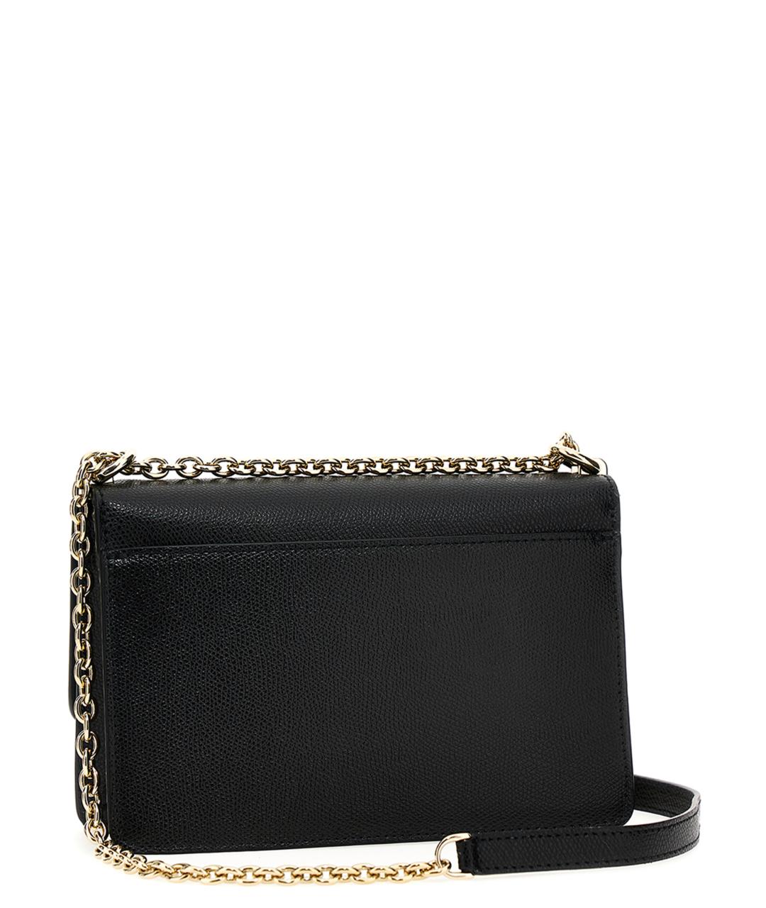 FURLA Черная кожаная сумка через плечо, фото 2