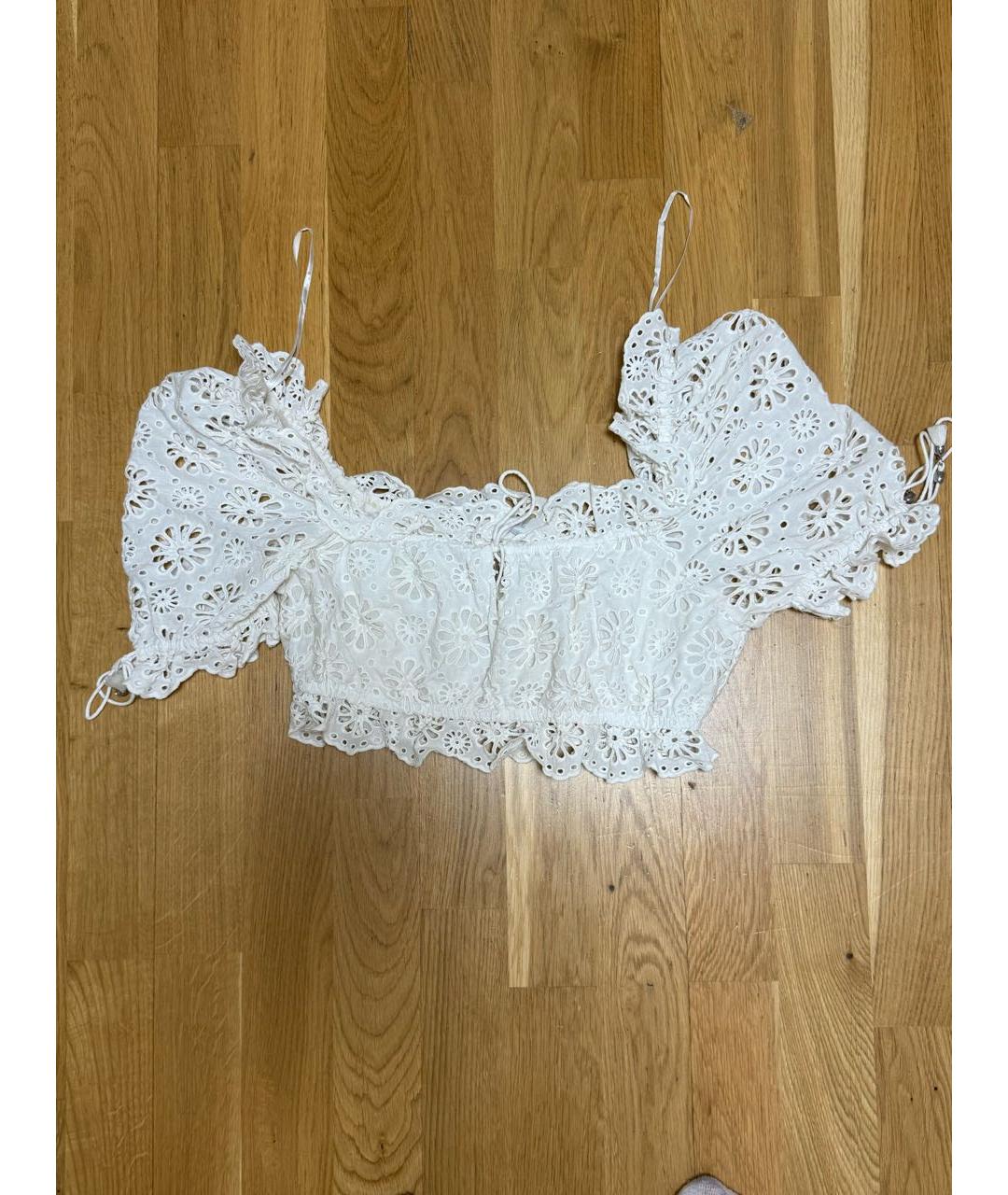 ZIMMERMANN Белая хлопковая майка, фото 6