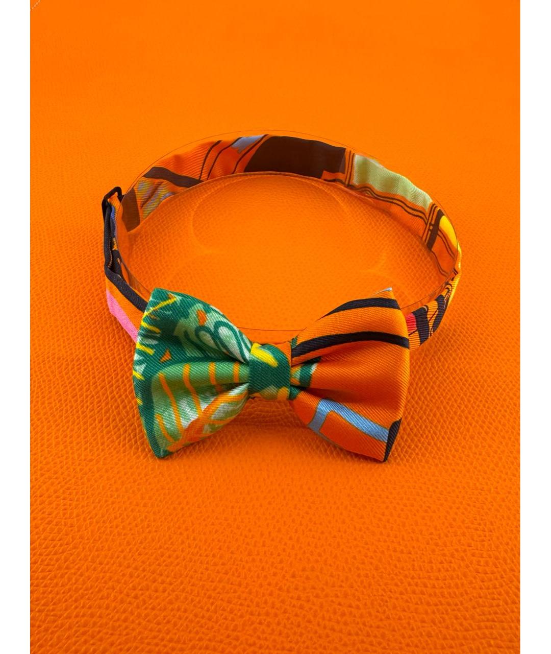 HERMES Мульти шелковый платок, фото 2