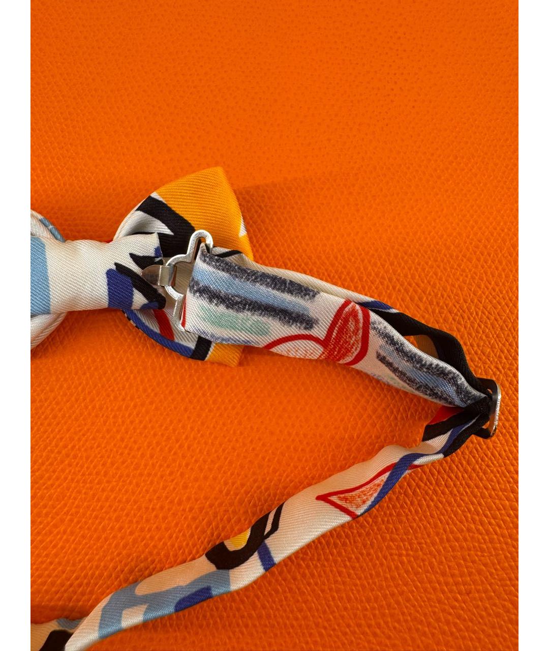 HERMES Мульти шелковый платок, фото 5