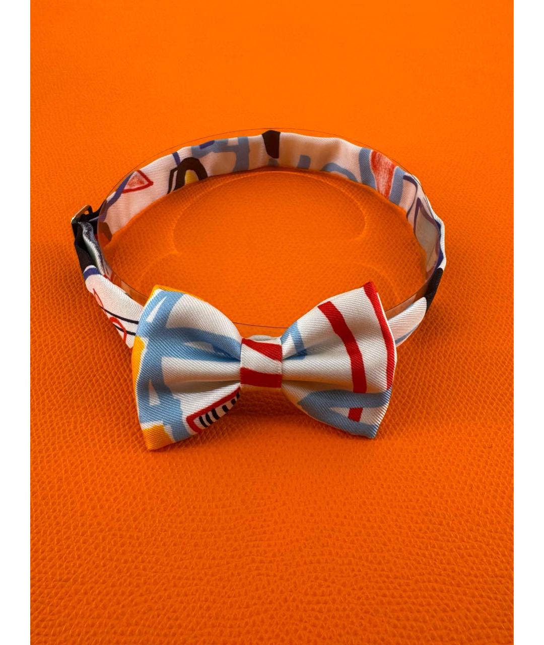 HERMES Мульти шелковый платок, фото 6