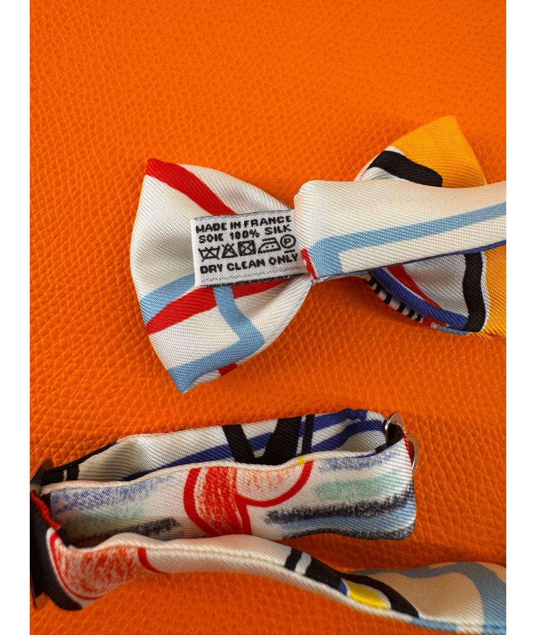 HERMES Мульти шелковый платок, фото 4