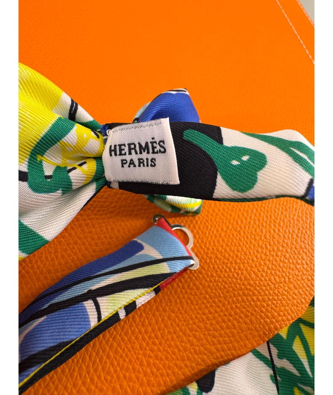 HERMES Мульти шелковый платок, фото 3