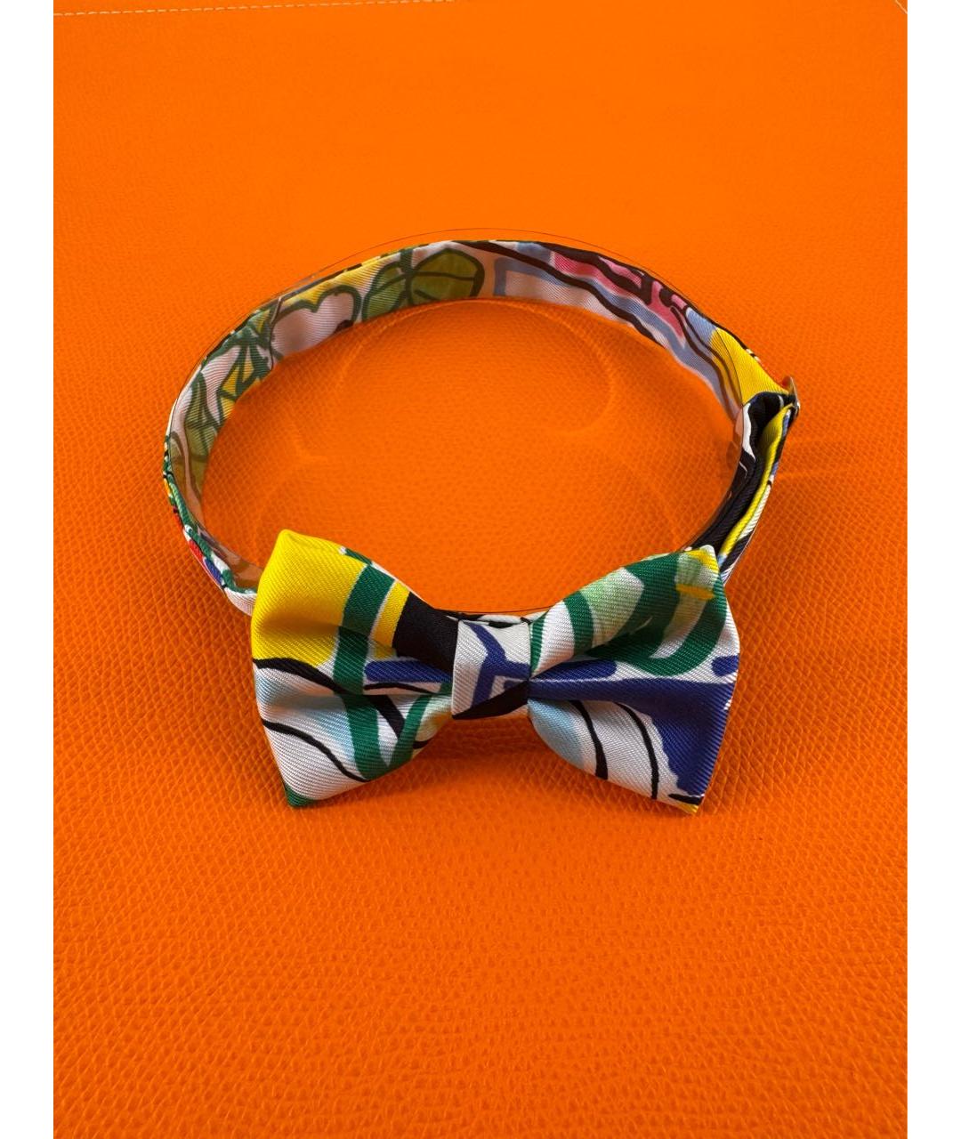 HERMES Мульти шелковый платок, фото 2