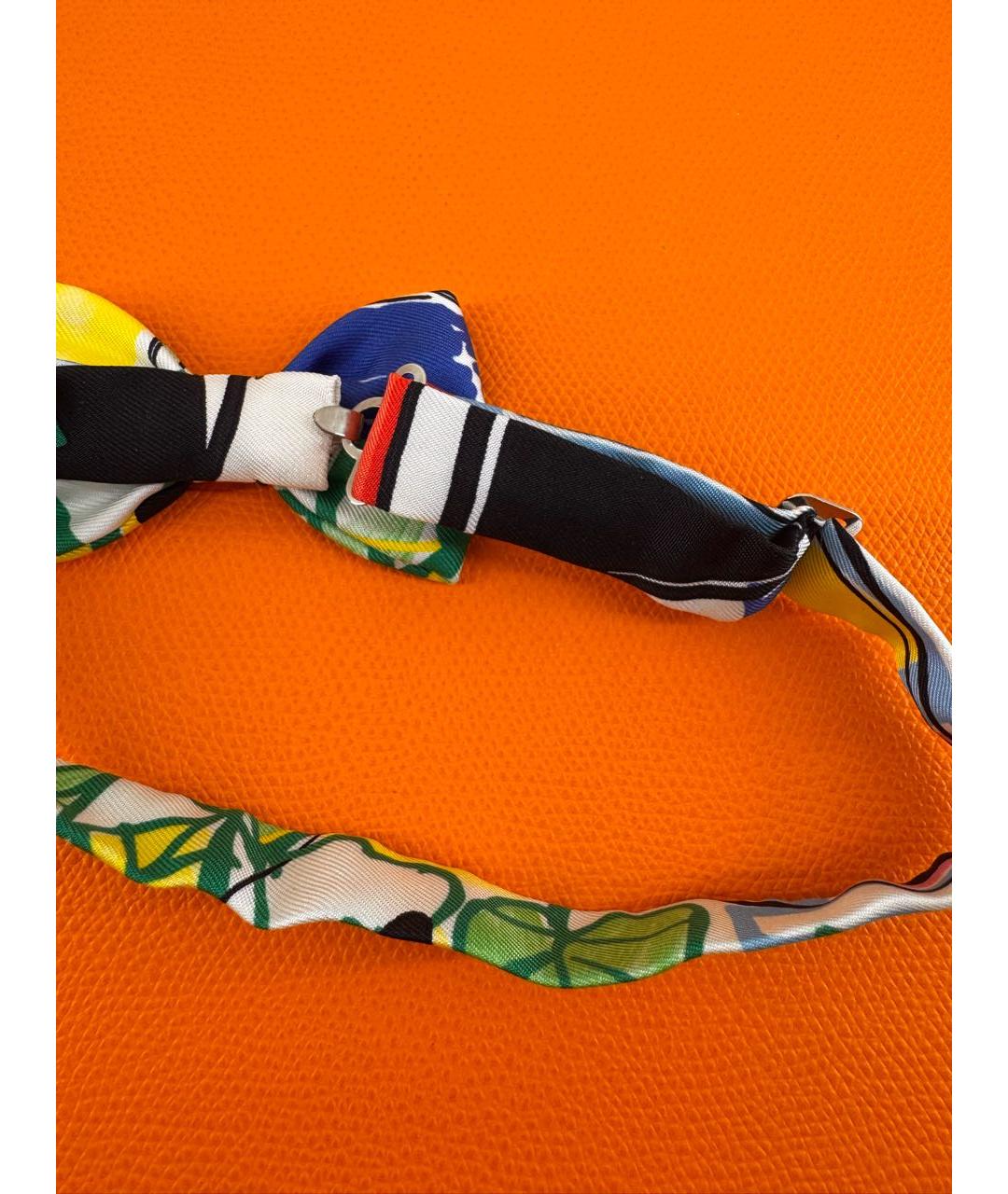 HERMES Мульти шелковый платок, фото 5