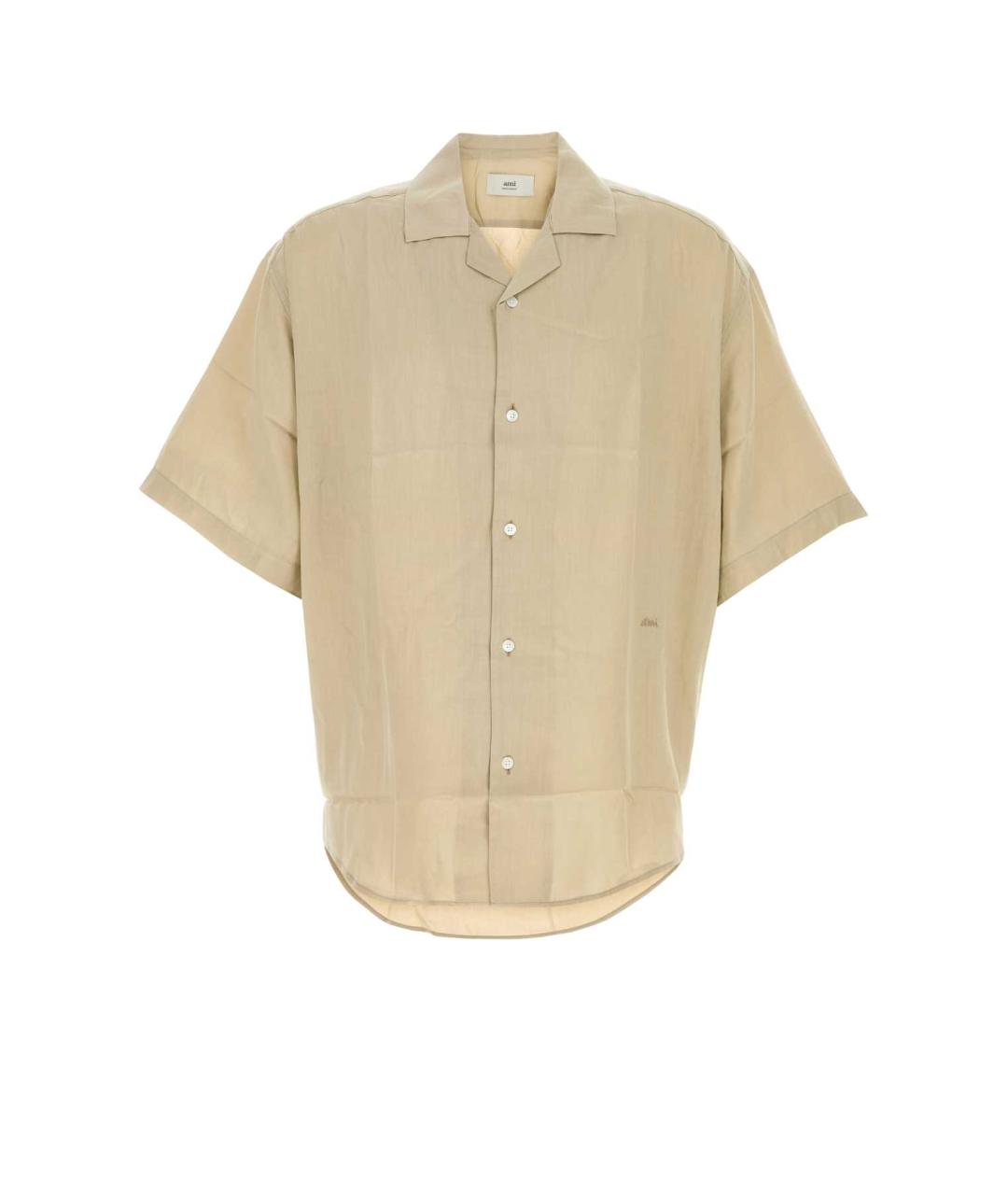 Ami Paris Бежевая кэжуал рубашка, фото 1