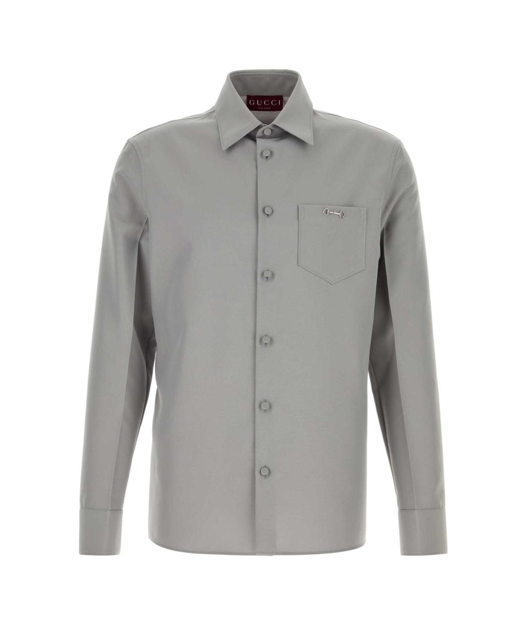 GUCCI Серая кэжуал рубашка, фото 1