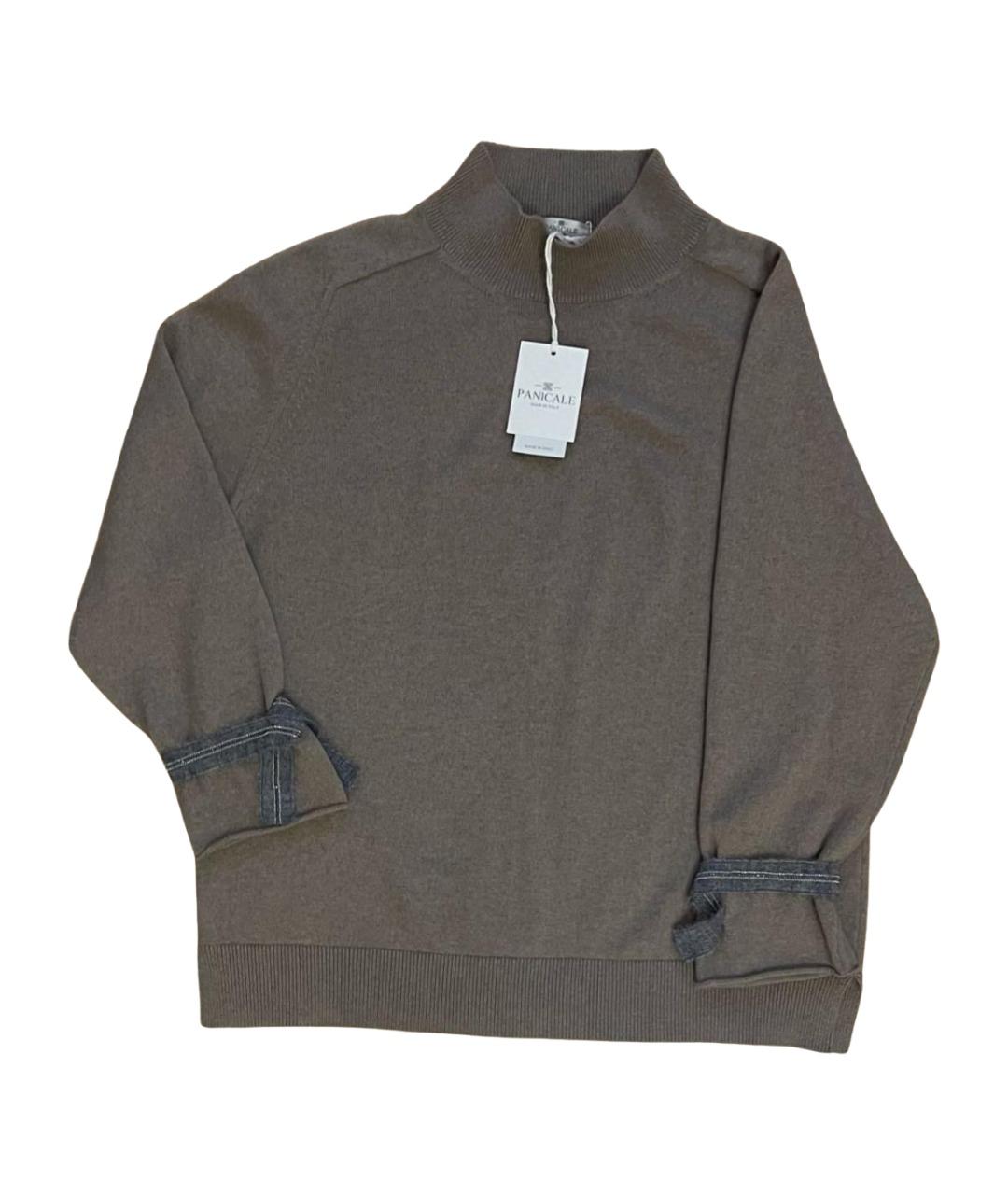 PANICALE Бежевый кашемировый джемпер / свитер, фото 1