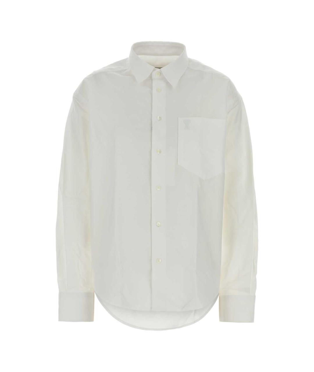 Ami Paris Белая хлопковая рубашка, фото 1
