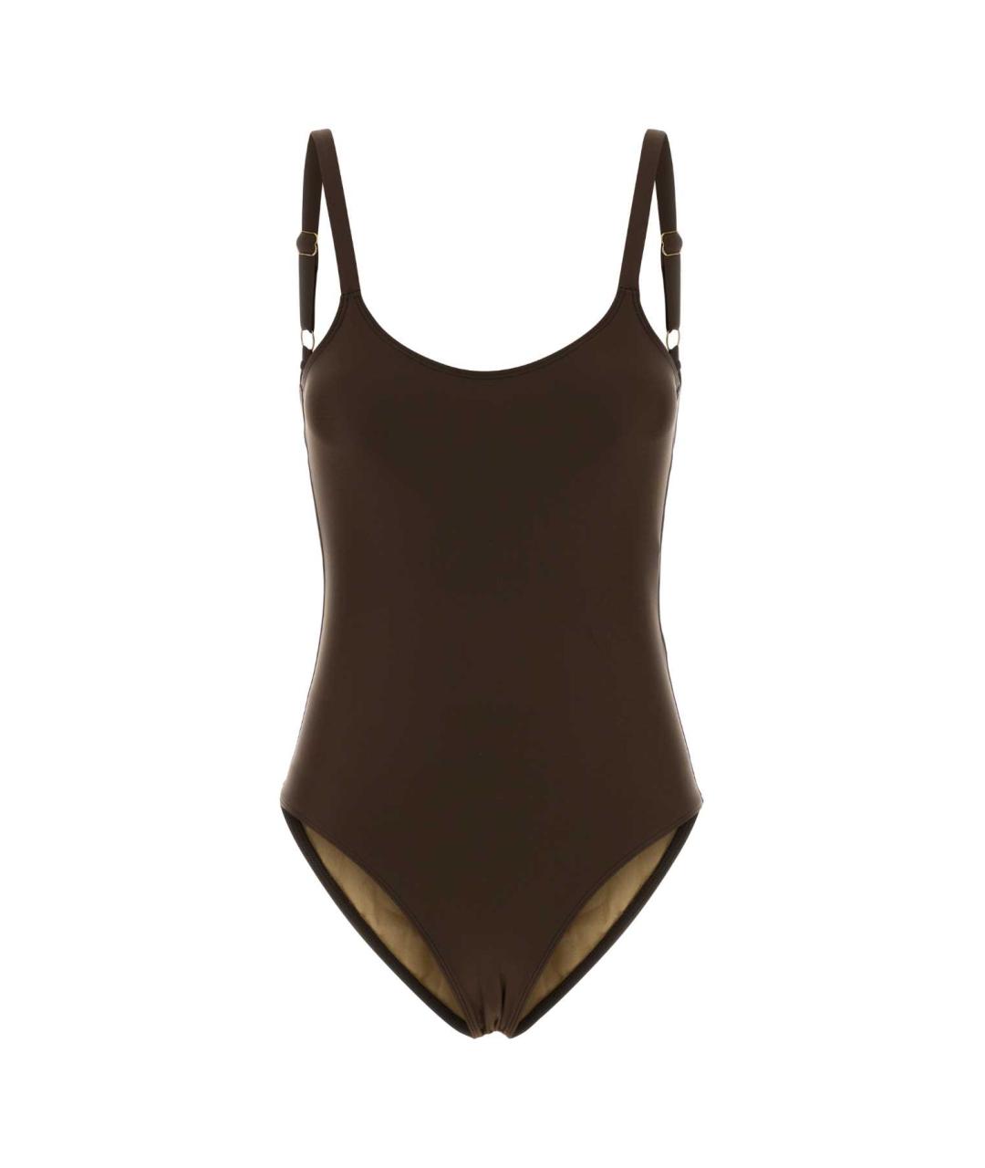 Ami Paris Коричневый полиамидовый купальник, фото 1