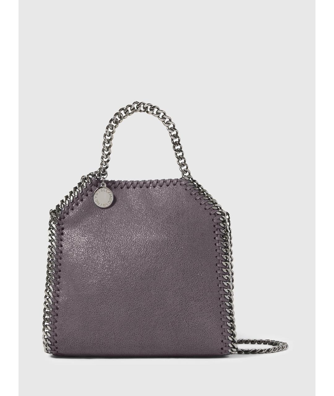 STELLA MCCARTNEY Фиолетовая сумка тоут из искусственной кожи, фото 4