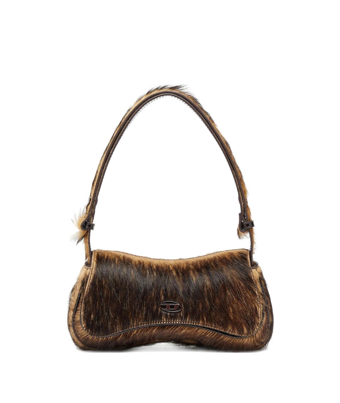 DIESEL Коричневая сумка через плечо, фото 1