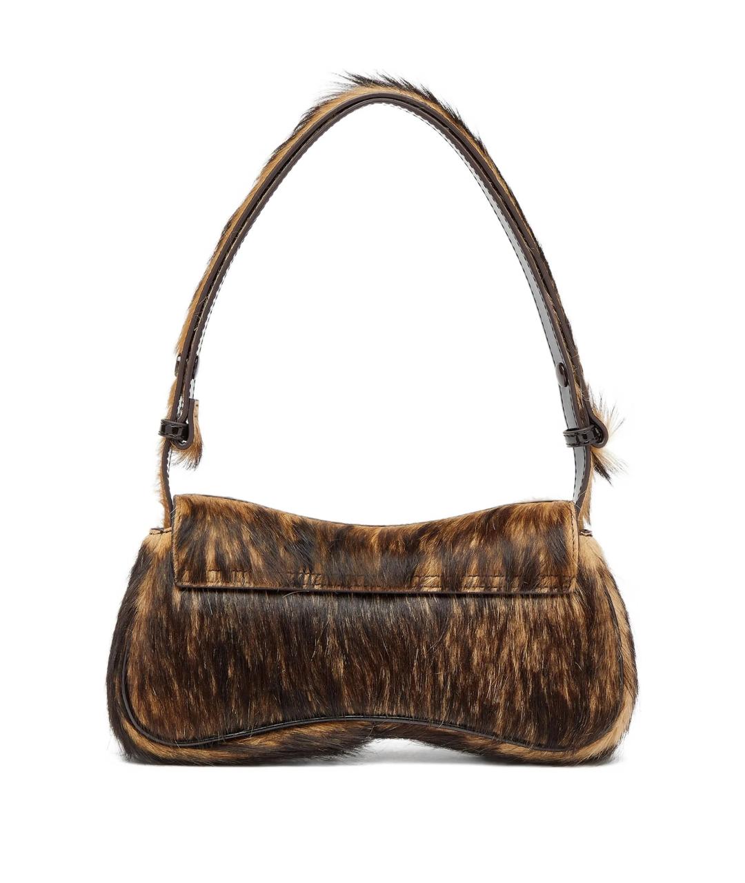 DIESEL Коричневая сумка через плечо, фото 3