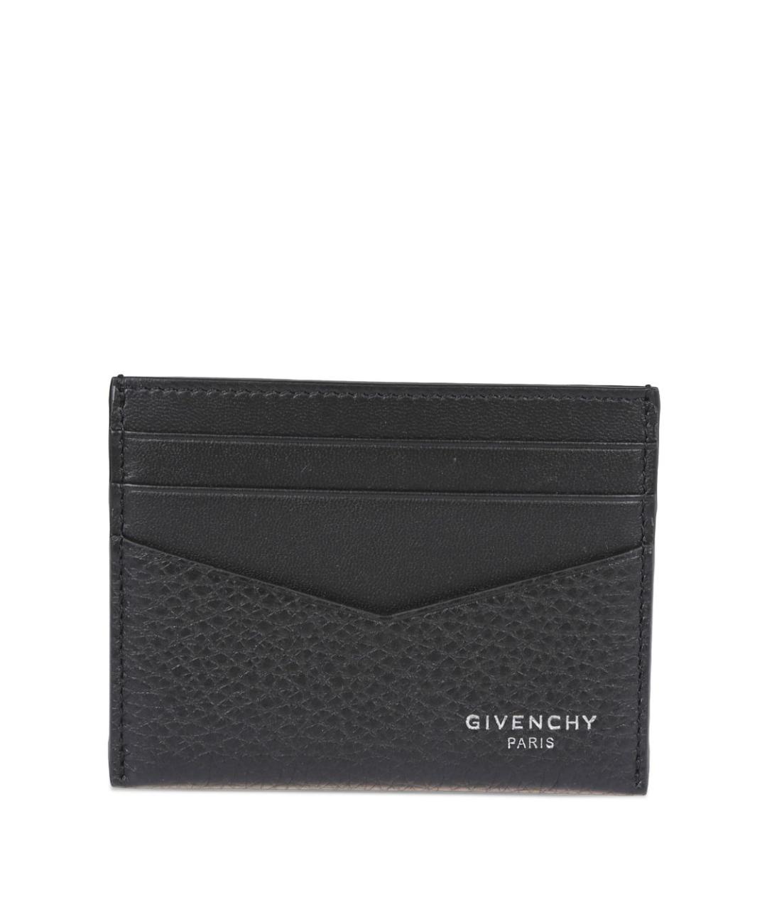 GIVENCHY Черный кожаный кардхолдер, фото 1