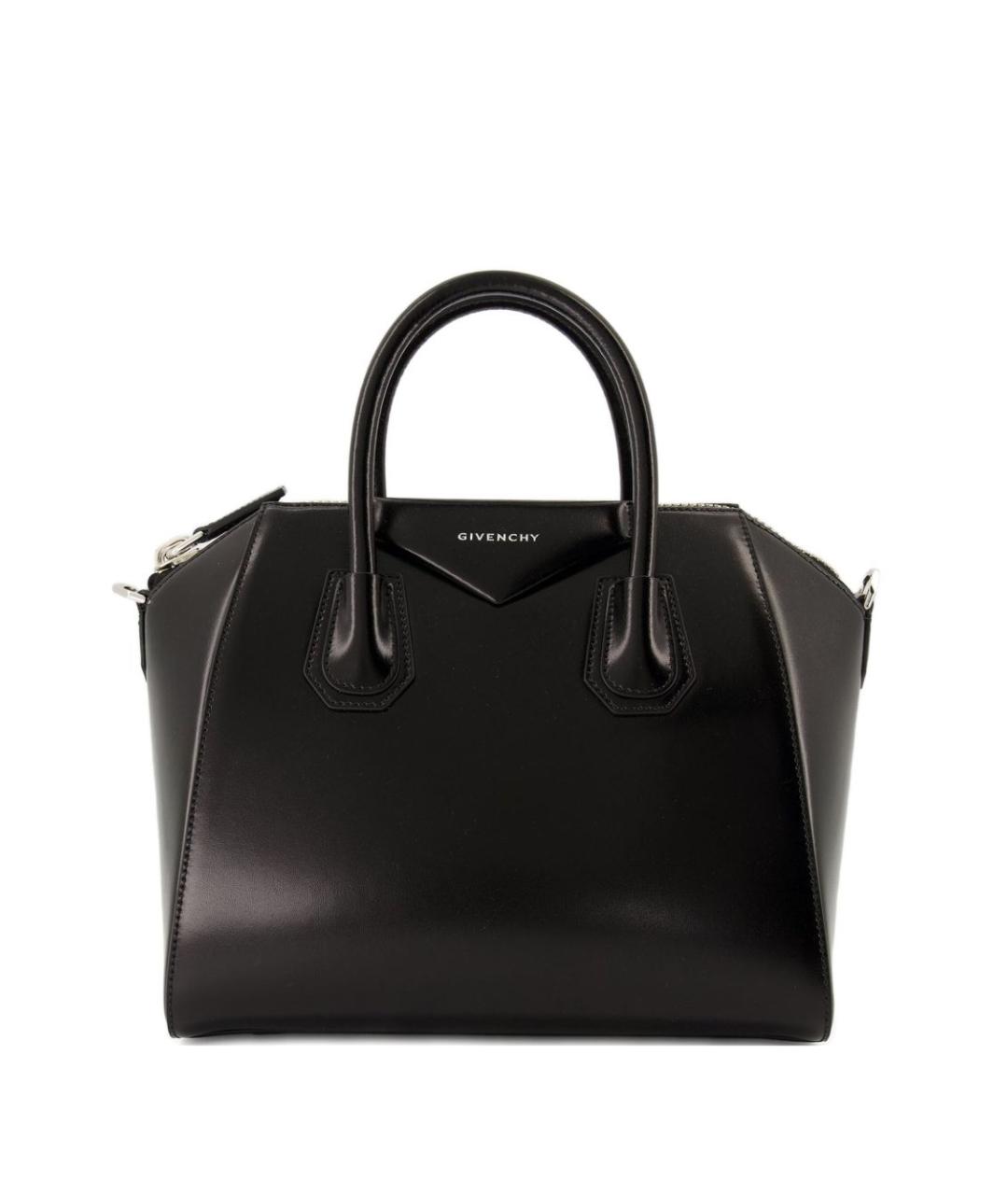 GIVENCHY Черная кожаная сумка тоут, фото 1